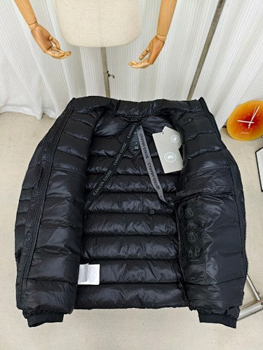 Canada Goose Crofton Black Stand-Collar Down Jacket
