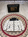 The North Face 1996 Kids' White Bear-Print Puffer Jacket
