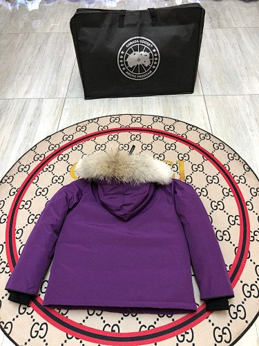 Canada Goose Kids' Unisex Hooded Parka - Purple