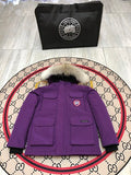 Canada Goose Kids' Unisex Hooded Parka - Purple
