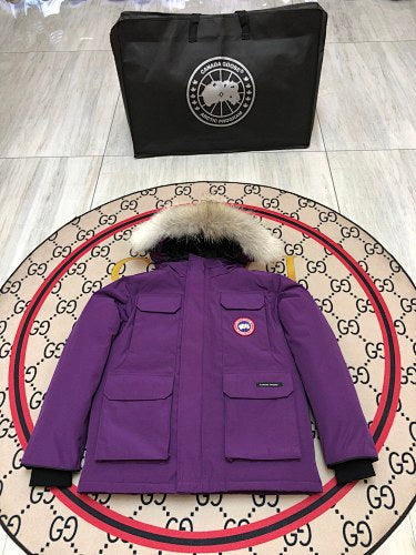 Canada Goose Kids' Unisex Hooded Parka - Purple