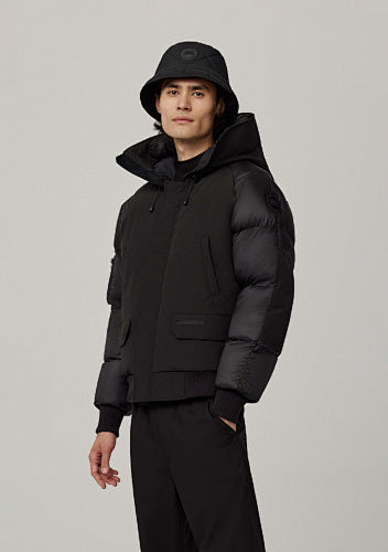 Canada Goose Hooded Puffer Jacket in Black